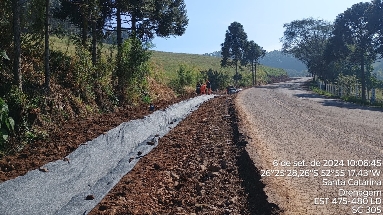 Restauração da SC-305 começa a receber whitetopping ainda este ano e deve impulsionar indústrias, agricultura e pecuária